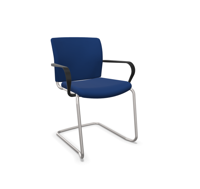 Dauphin Vital Spezial Hausbesucherstuhl - Freischwinger blau