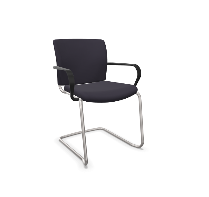 Dauphin Vital Spezial Hausbesucherstuhl - Freischwinger grau